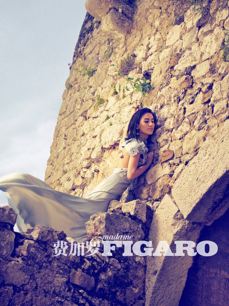 黄圣依费加罗写真 优雅高贵展现万种风情