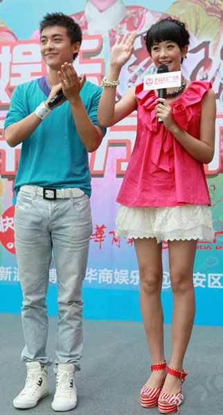  海陆赵韩樱子张含韵 戏外私服PK 