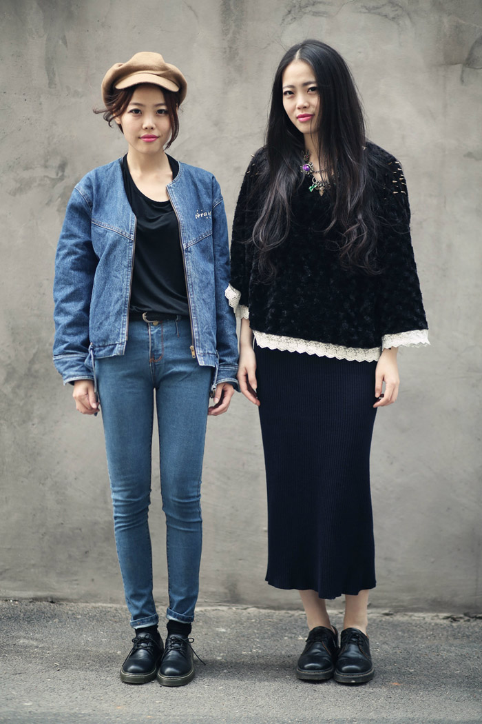 2013年10月长沙潮人时尚街拍 人美衣更美