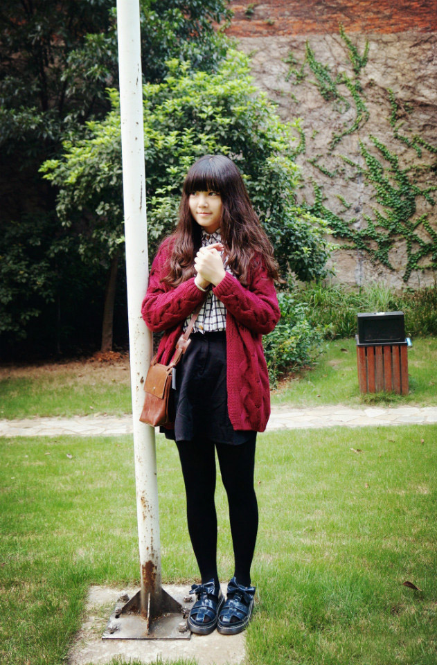 2013年10月长沙潮人时尚街拍 人美衣更美