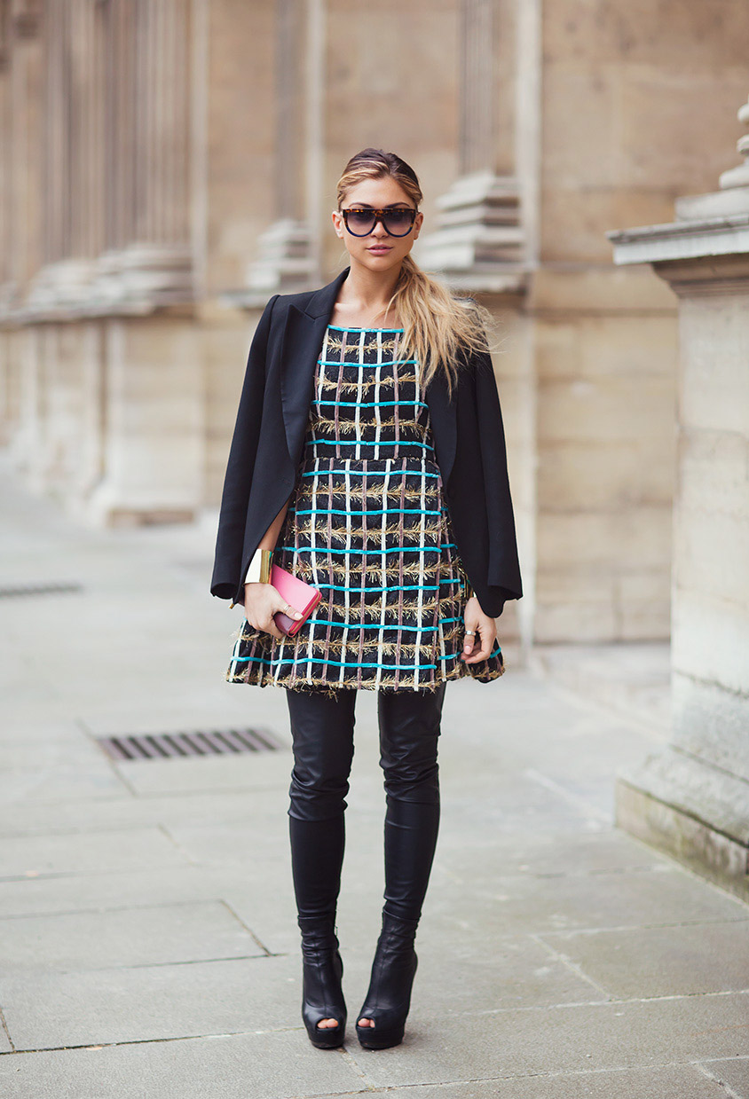 2013年10月下旬欧美潮人街拍 大衣提前秋冬必入