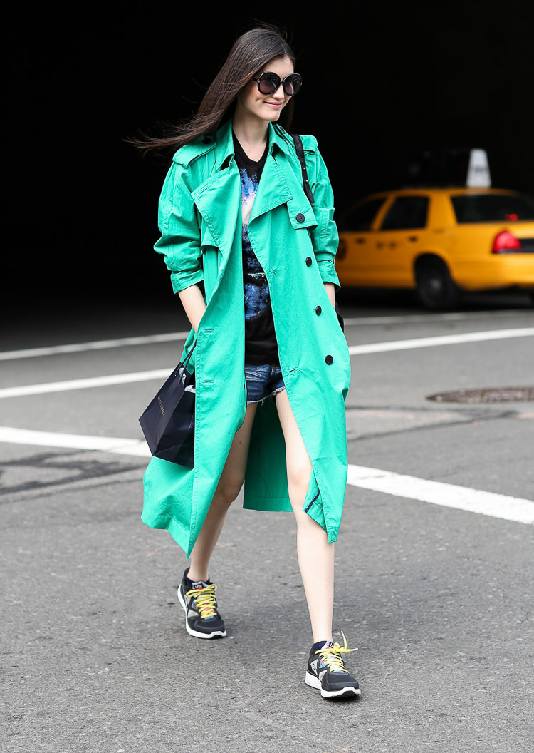 2013年10月下旬欧美潮人街拍 大衣提前秋冬必入