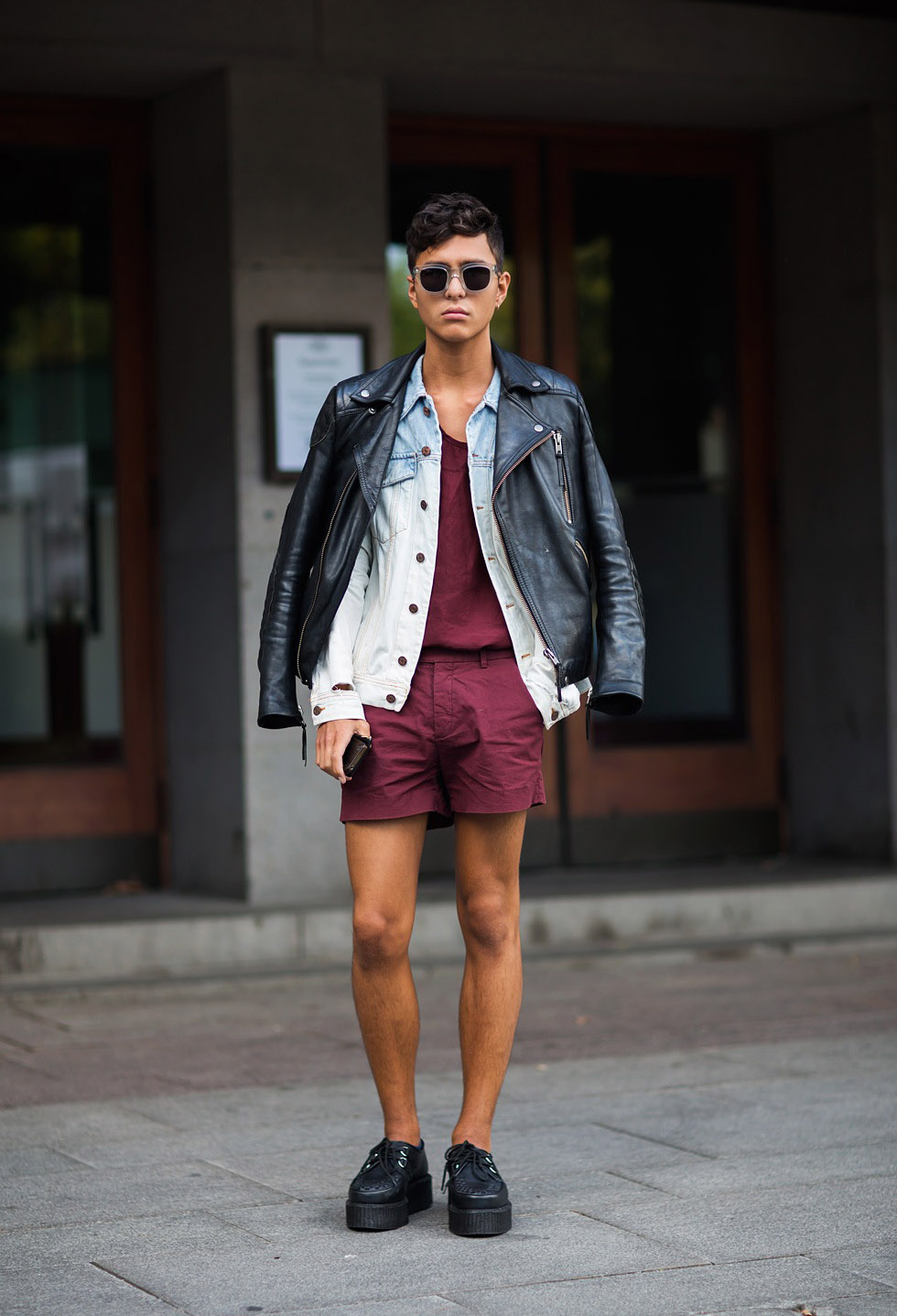 2013年10月下旬欧美潮人街拍 高帮鞋显时尚气场