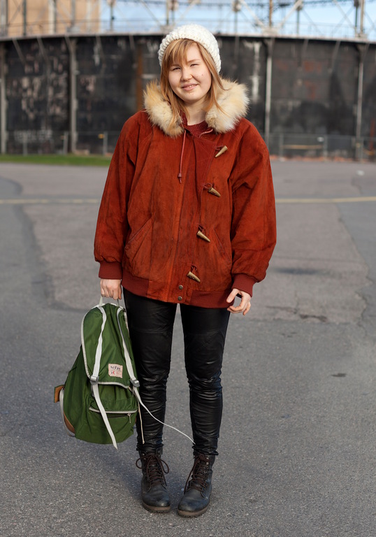 2013年10月赫尔辛基潮人街拍 初冬穿衣早知道