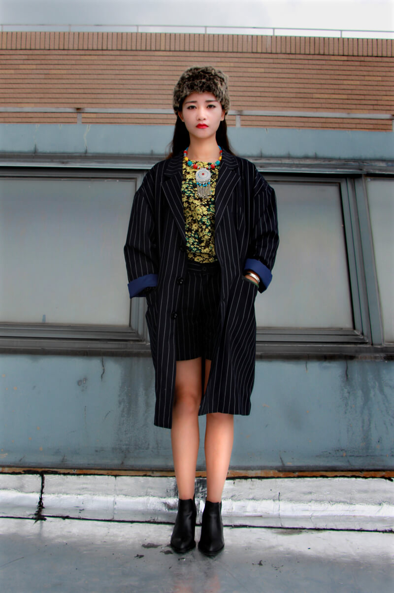 上海服装设计师露露2013秋冬个人私服照