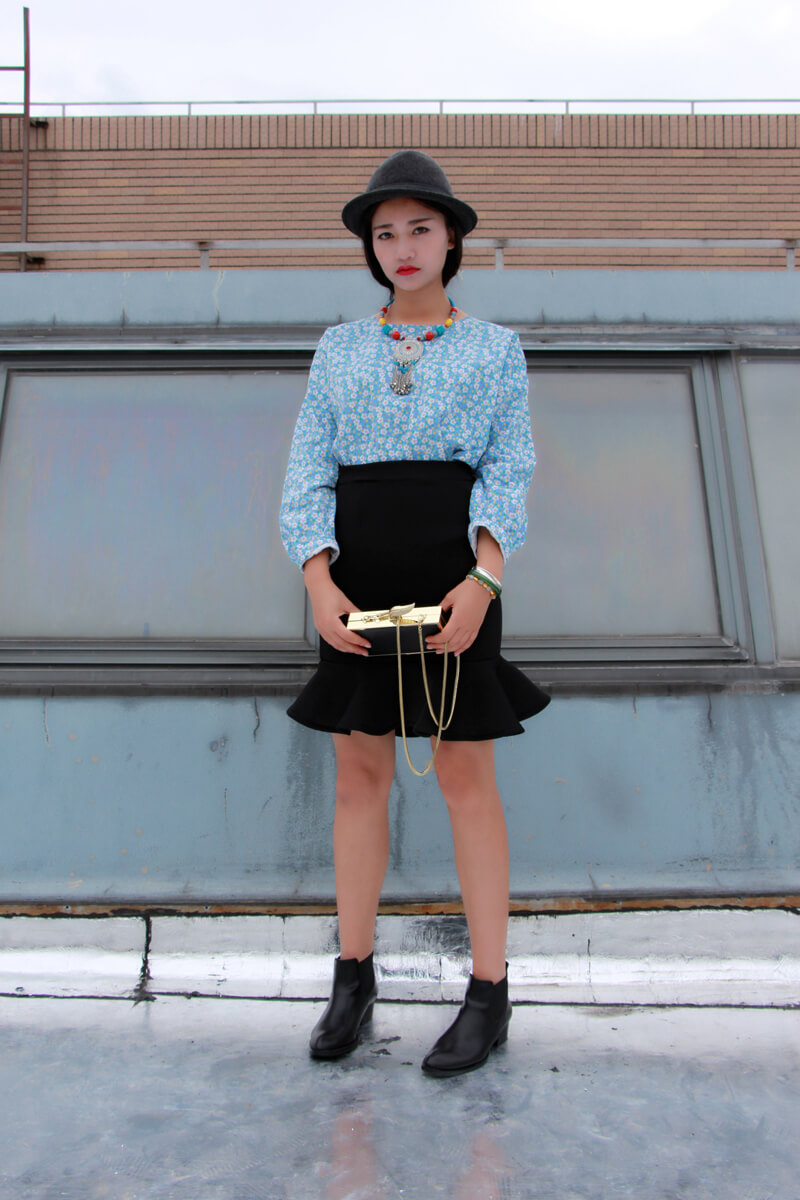 上海服装设计师露露2013秋冬个人私服照