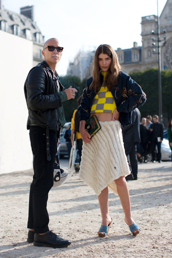 米兰潮人街拍 时尚气质范儿