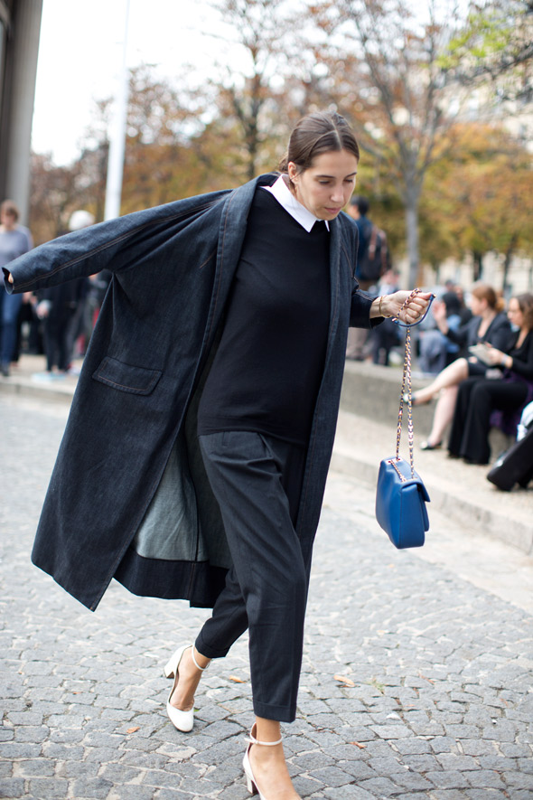 米兰潮人街拍 时尚气质范儿