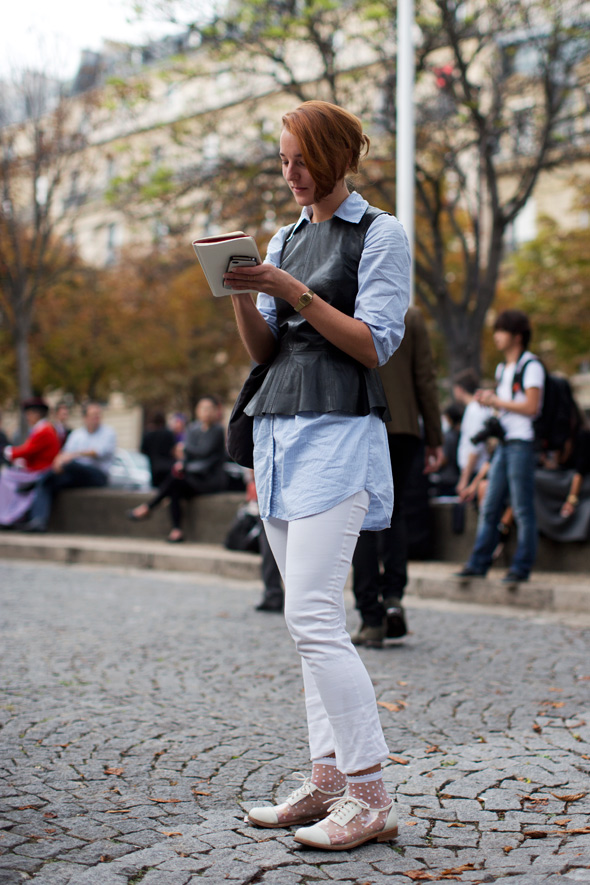 米兰潮人街拍 时尚气质范儿