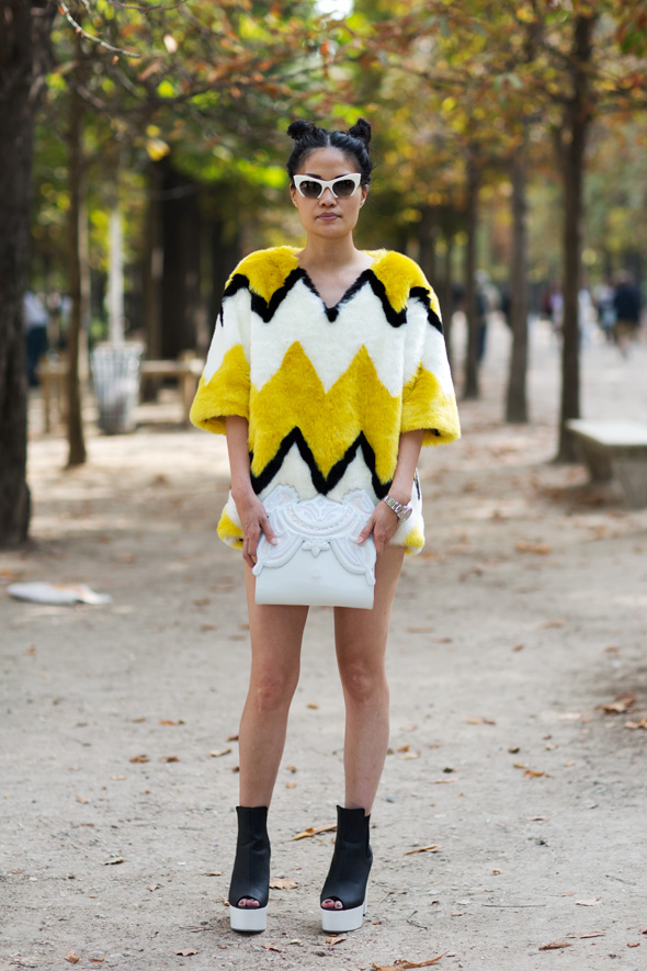 米兰潮人街拍 时尚气质范儿