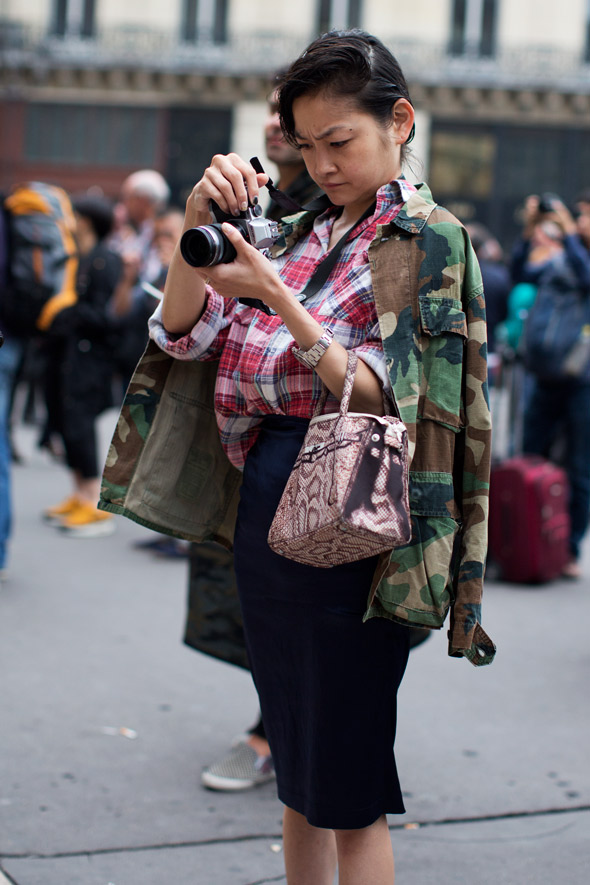 米兰潮人街拍 时尚气质范儿