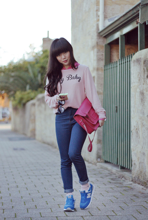 New Balance也可以配时装，女生NB穿搭示范集合