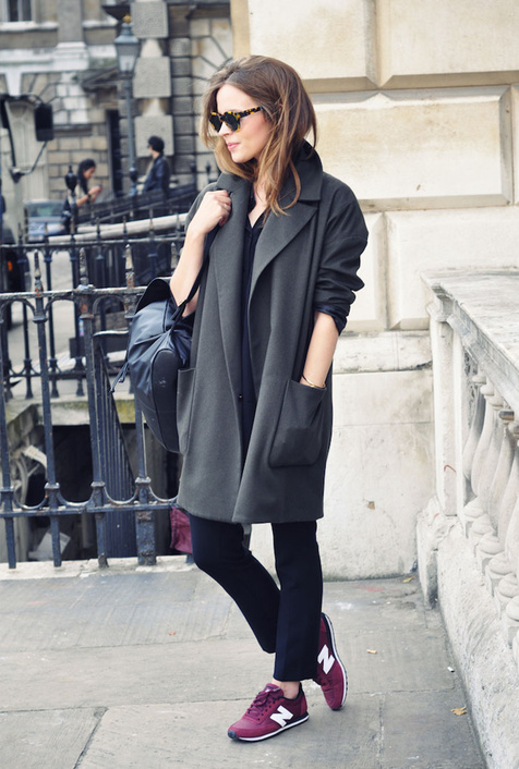 New Balance也可以配时装，女生NB穿搭示范集合