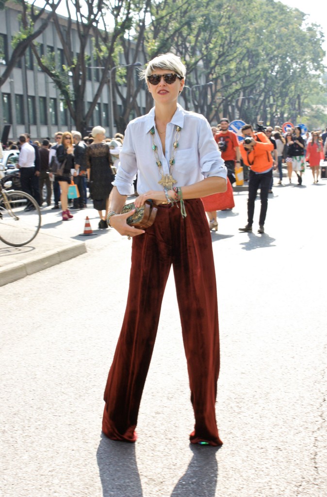 纽约潮女街拍 看初秋简约摩登风格