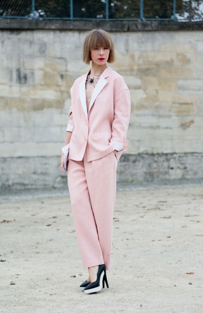 2013年10月美国潮女街拍 优雅时尚气质美