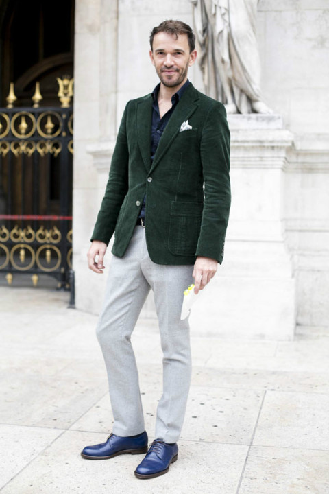 2013巴黎、米兰双城型男秋冬街拍精选