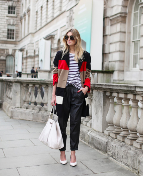 欧美潮人街拍 初冬大衣时尚搭配