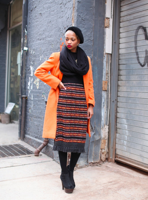 欧美潮人街拍 初冬大衣时尚搭配