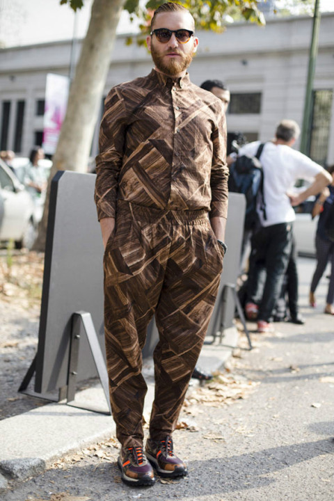 2013巴黎、米兰双城型男秋冬街拍精选