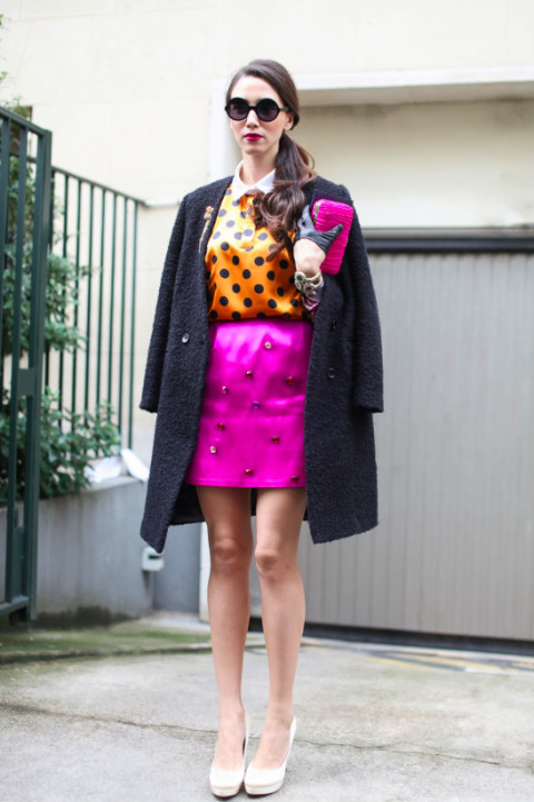 欧美潮人街拍 初冬大衣时尚搭配