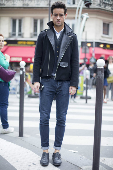 2013巴黎、米兰双城型男秋冬街拍精选