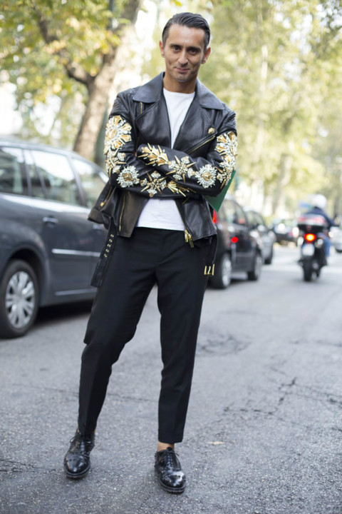 2013巴黎、米兰双城型男秋冬街拍精选