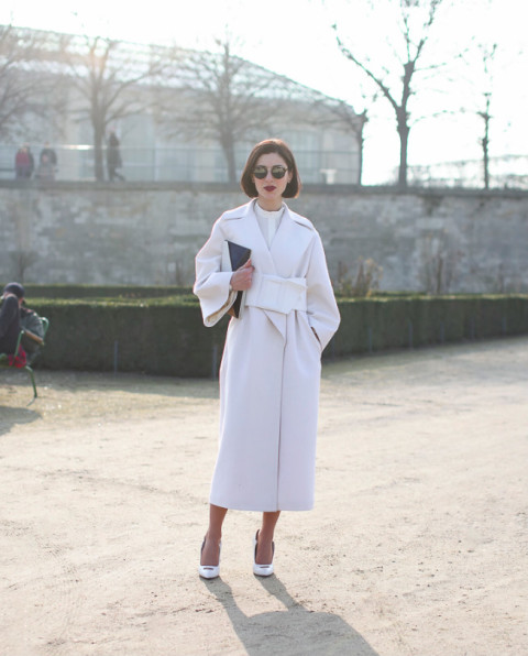 欧美潮人街拍 初冬大衣时尚搭配