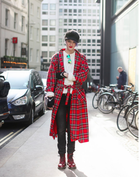 欧美潮人街拍 初冬大衣时尚搭配