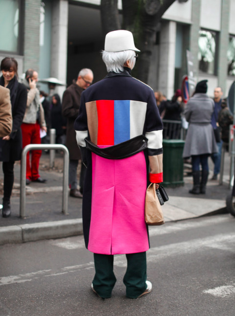 欧美潮人街拍 初冬大衣时尚搭配