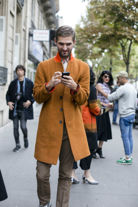 2013巴黎、米兰双城型男秋冬街拍精选