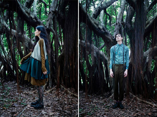 花草精灵的时尚姿态。Envol Avec Ning LookBook