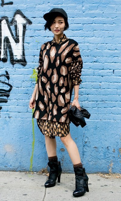 就是要搭出独特范儿 看时装周场外造型解析