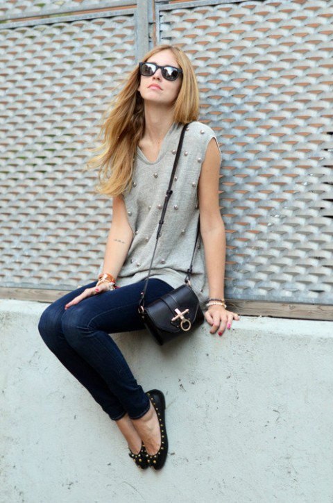 欧美潮人穿衣多变 看欧美街拍达人11月亲情示范