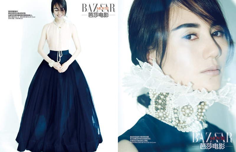 袁泉登《芭莎电影》 光影中演绎爱与梦境