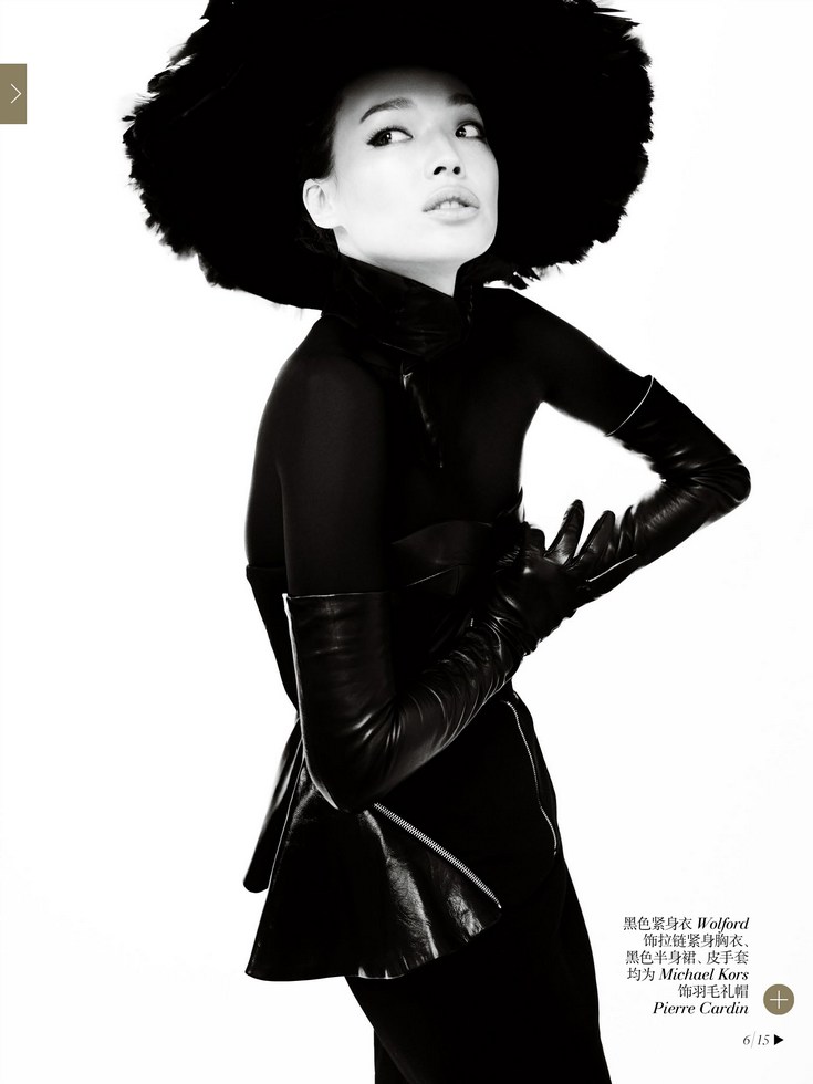 舒淇登VOGUE百期封面 黑色风暴重现赫本经典