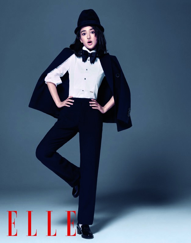 Angelababy登杂志封面 文艺女青年的双重生活