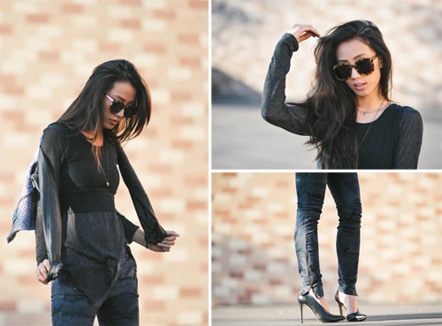 时尚博主Jenny Ong搭配志 简约干练的都市风格