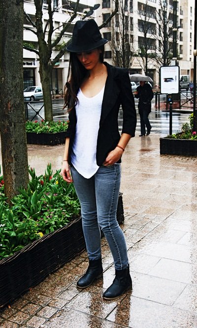 法国潮女街拍 轻松有范儿的搭配