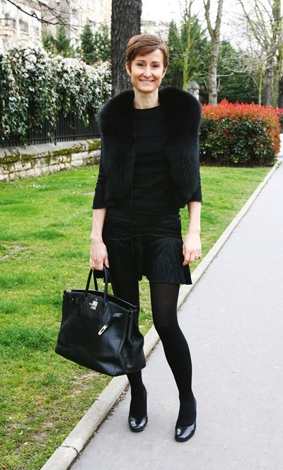 法国潮女街拍 轻松有范儿的搭配