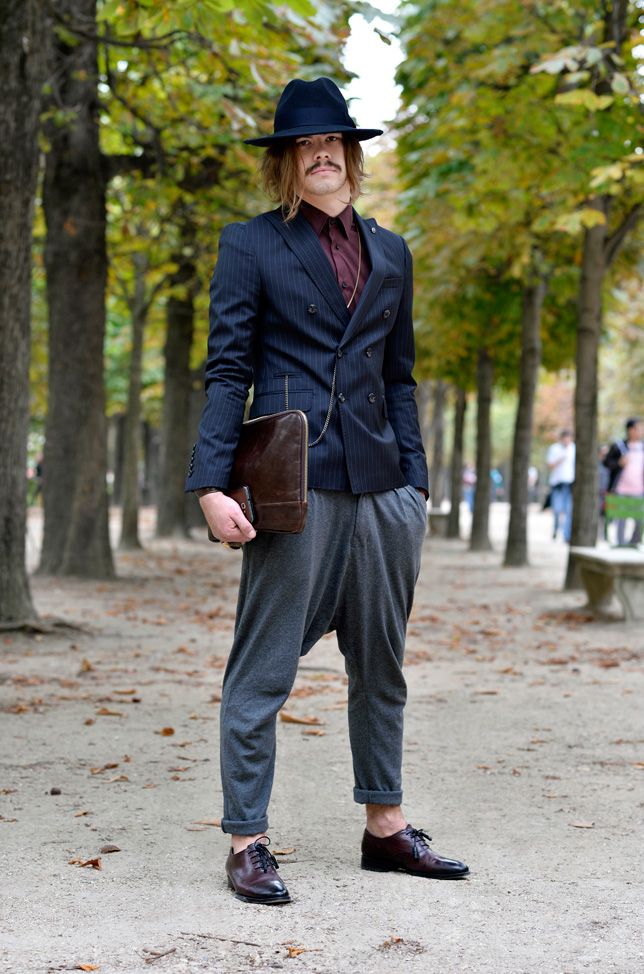 巴黎潮人秋冬街拍 时尚男女优雅有型