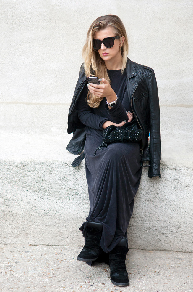 巴黎潮人秋冬街拍 时尚男女优雅有型