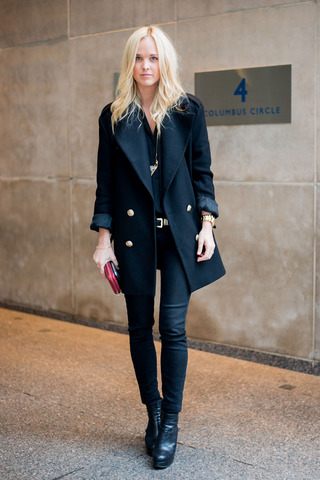 《ELLE》杂志2013年11月街拍汇总 风格多样引领时尚