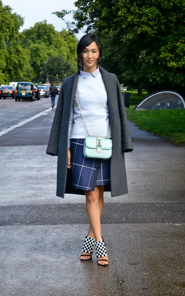 纽约潮人街拍 优雅的街头时尚着装