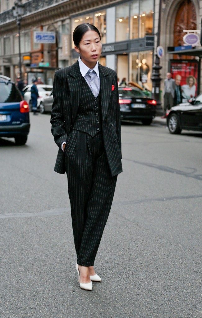 纽约潮人街拍 优雅的街头时尚着装