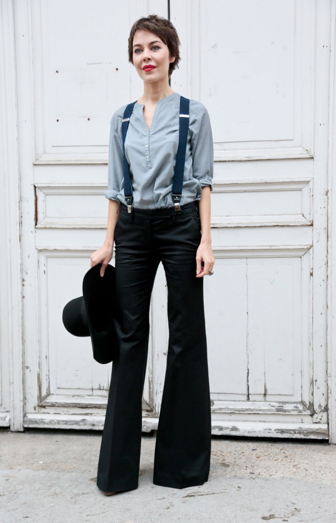 纽约潮人街拍 优雅的街头时尚着装