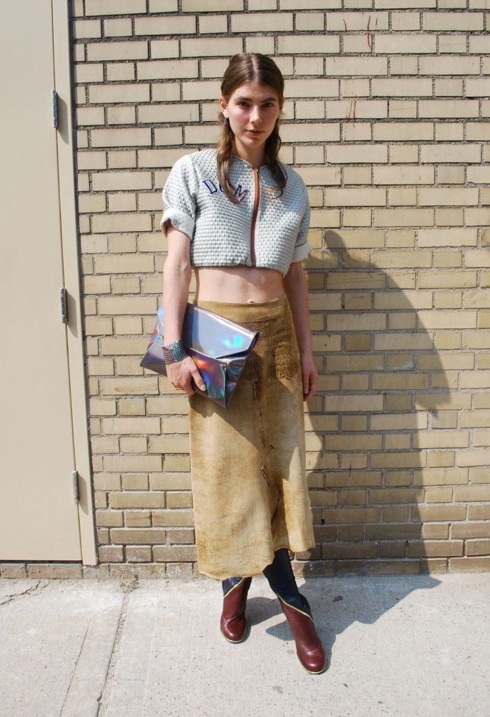 纽约潮人街拍 优雅的街头时尚着装