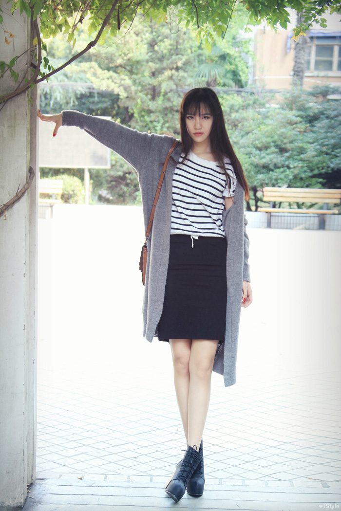 2013年11月上海街拍 时尚年轻的潮范儿混搭