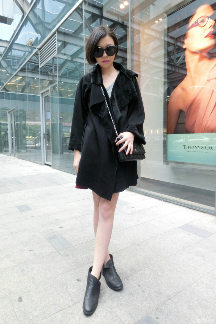 2013年11月上海街拍 时尚年轻的潮范儿混搭