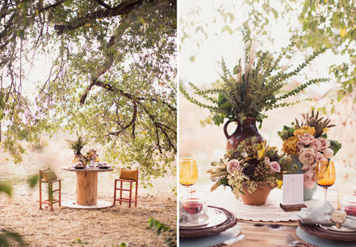 飘洋过海来爱你。Autumn wedding inspiration