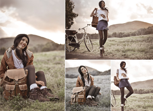 清新可爱的阳光女孩。Elle-May Leckenby搭配志